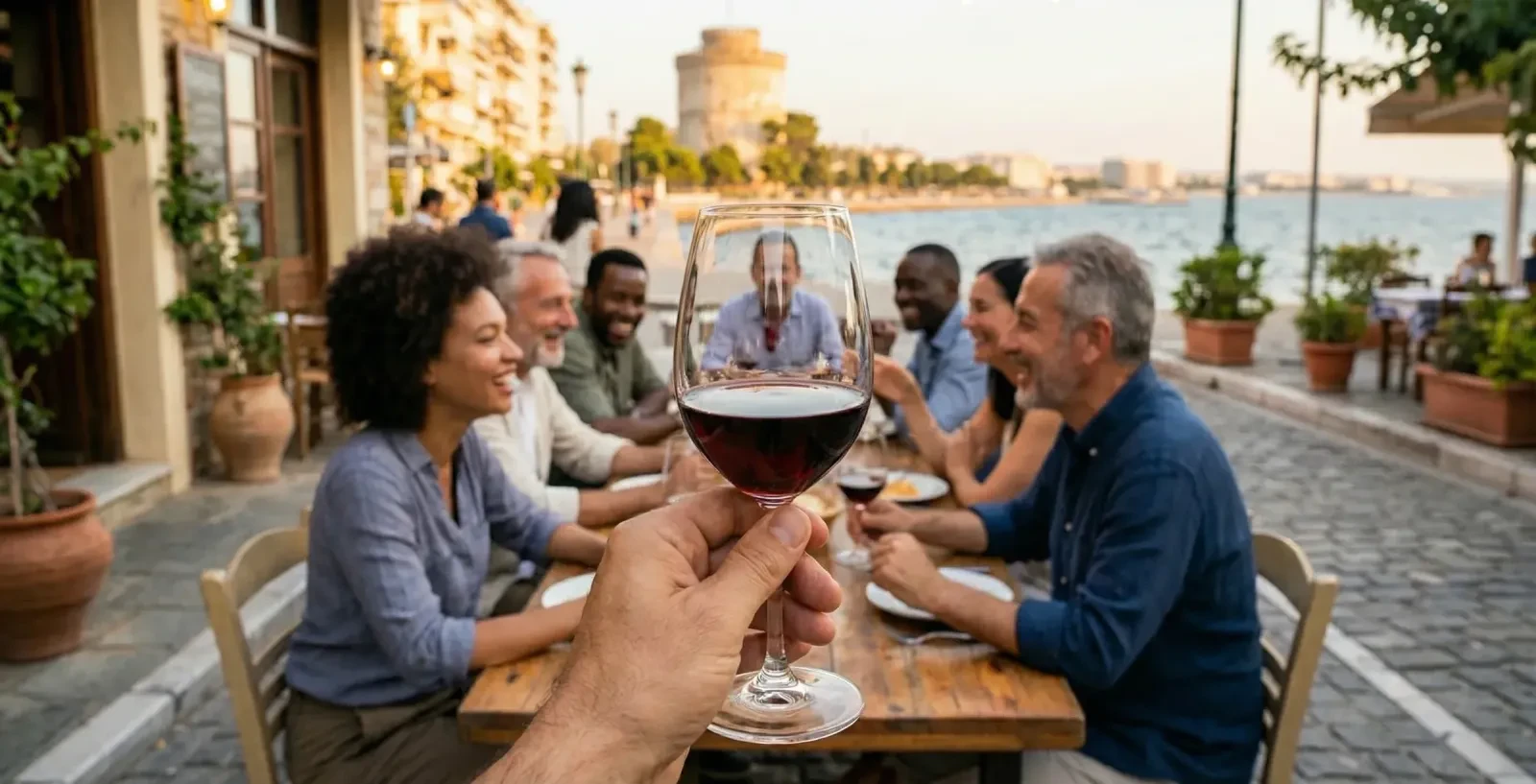 Thessaloniki Wine Tasting Experience Event with Friends